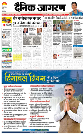Cover of Dainik Jagran - Shimla