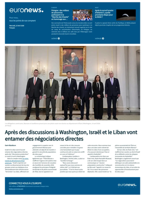 Cover of EuroNews (French Edition)