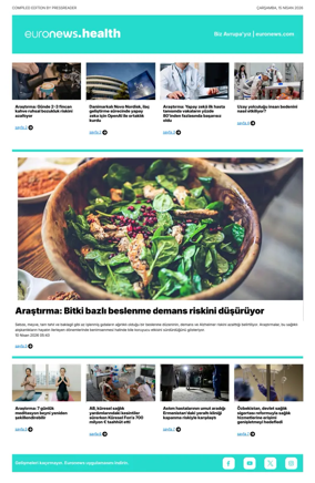 Cover of Euronews Health (Turkish) Compiled Edition