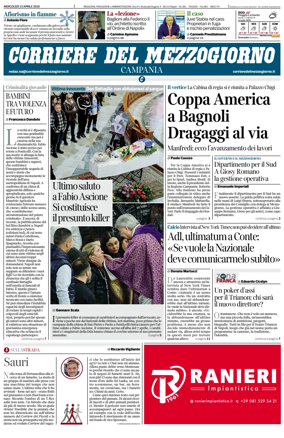 Cover of Corriere del Mezzogiorno (Campania)