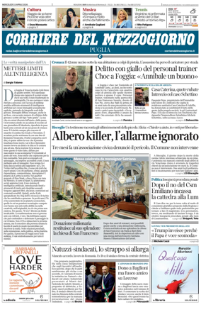 Cover of Corriere del Mezzogiorno (Puglia)