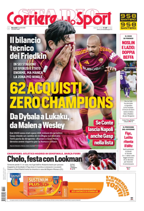 Cover of Corriere dello Sport (Lazio)