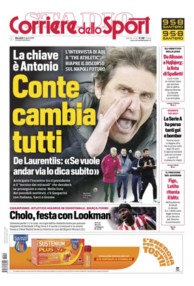 Cover of Corriere dello Sport