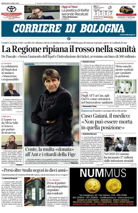 Cover of Corriere di Bologna