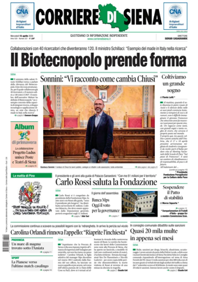 Cover of Corriere di Siena