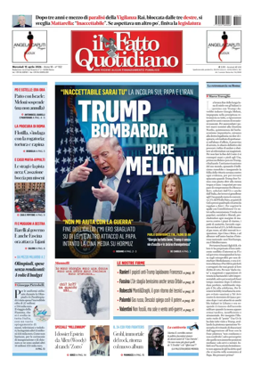 Cover of Il Fatto Quotidiano