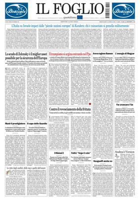 Cover of Il Foglio Quotidiano