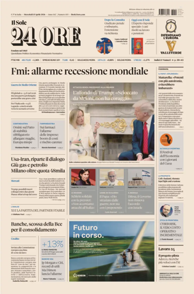 Cover of Il Sole 24 Ore