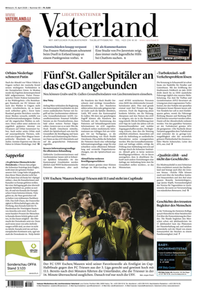 Cover of Liechtensteiner Vaterland