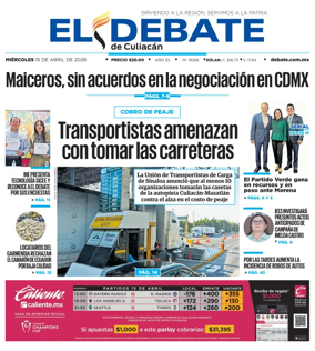 Cover of El Debate de Culiacan