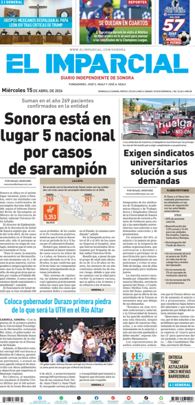 Cover of El Imparcial