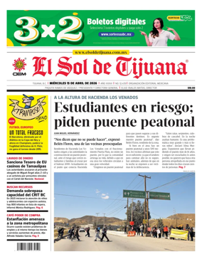 Cover of El Sol de Tijuana