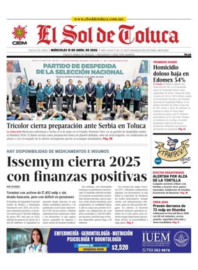 Cover of El Sol de Toluca