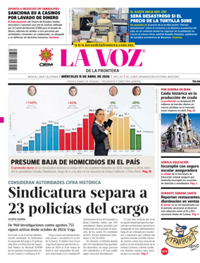 Cover of La Voz de la Frontera