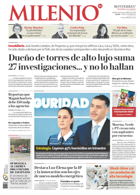 Cover of Milenio Monterrey