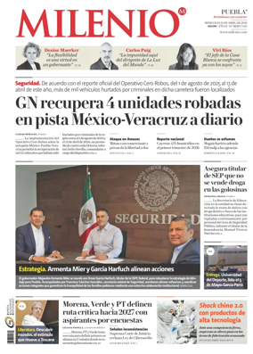 Cover of Milenio Puebla
