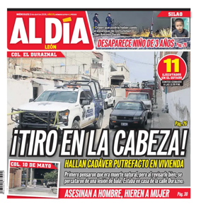 Cover of Periodico Al Dia (Leon)
