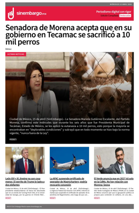 Cover of Sin Embargo destacadas