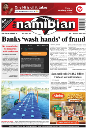 Cover of The Namibian