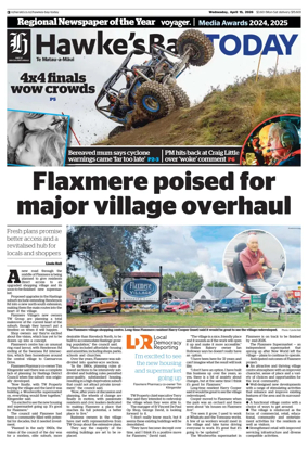 Cover of Hawke's Bay Today