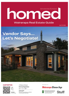 Cover of Homed Wairarapa