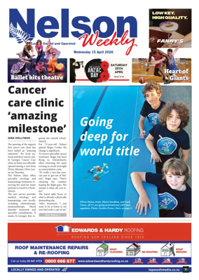 Cover of Nelson Weekly