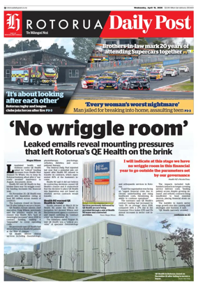 Cover of Rotorua Daily Post