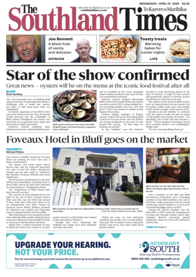 Cover of The Southland Times