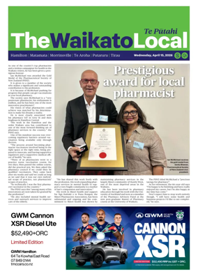 Cover of The Waikato Local