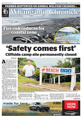 Cover of Whanganui Chronicle