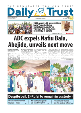 Cover of Daily Trust