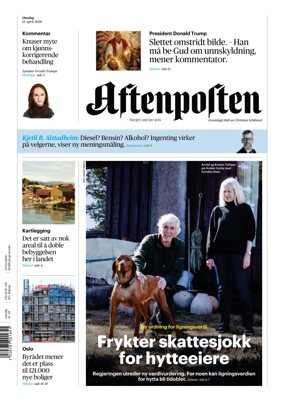 Cover of Aftenposten