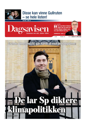 Cover of Dagsavisen