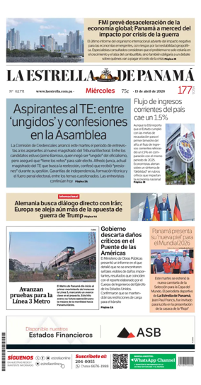 Cover of La Estrella de Panama