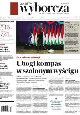 Cover of Gazeta Wyborcza