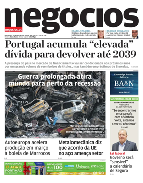 Cover of Jornal de Negocios