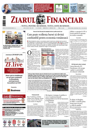 Cover of Ziarul Financiar