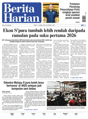Cover of Berita Harian