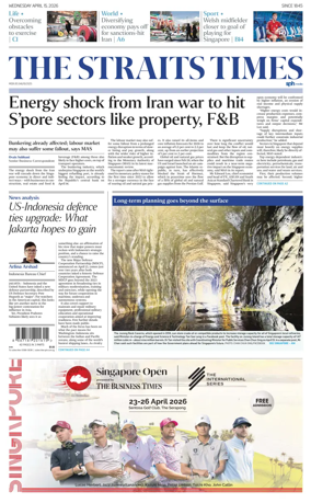 Cover of The Straits Times