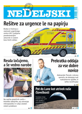 Cover of Nedeljski Dnevnik