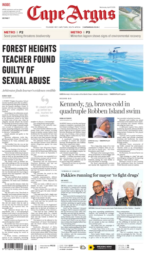 Cover of Cape Argus (PM Edition)