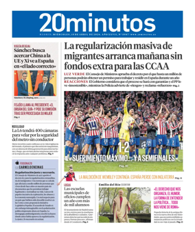Cover of 20 Minutos Madrid