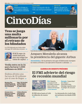 Cover of Cinco Dias