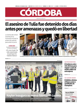 Cover of Diario Cordoba