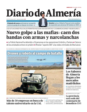 Cover of Diario de Almeria