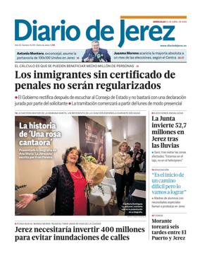 Cover of Diario de Jerez