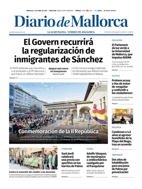 Cover of Diario de Mallorca