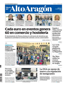 Cover of Diario del Alto Aragon