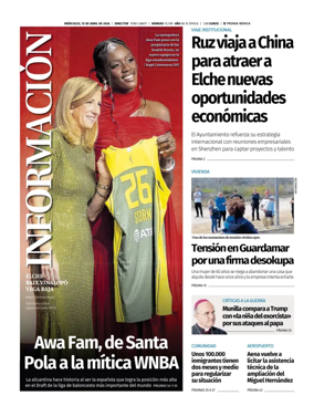 Cover of Diario Informacion (Elche y Vega Baja)