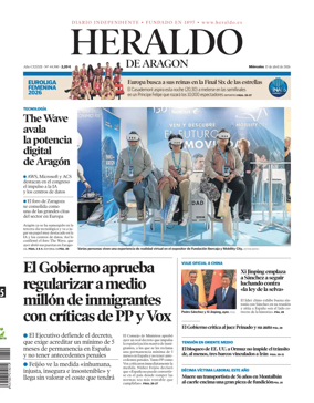 Cover of Heraldo de Aragon
